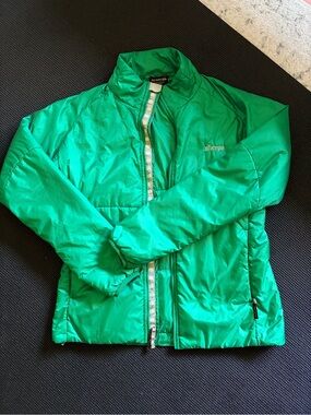 Sherpa Lightweight Green Packable ski Jacket